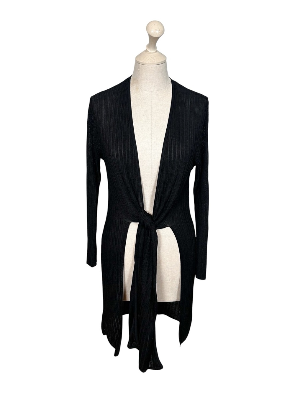 MM Lafleur The Graham Kimono Cardigan Sheer Rib - Picture 1 of 12